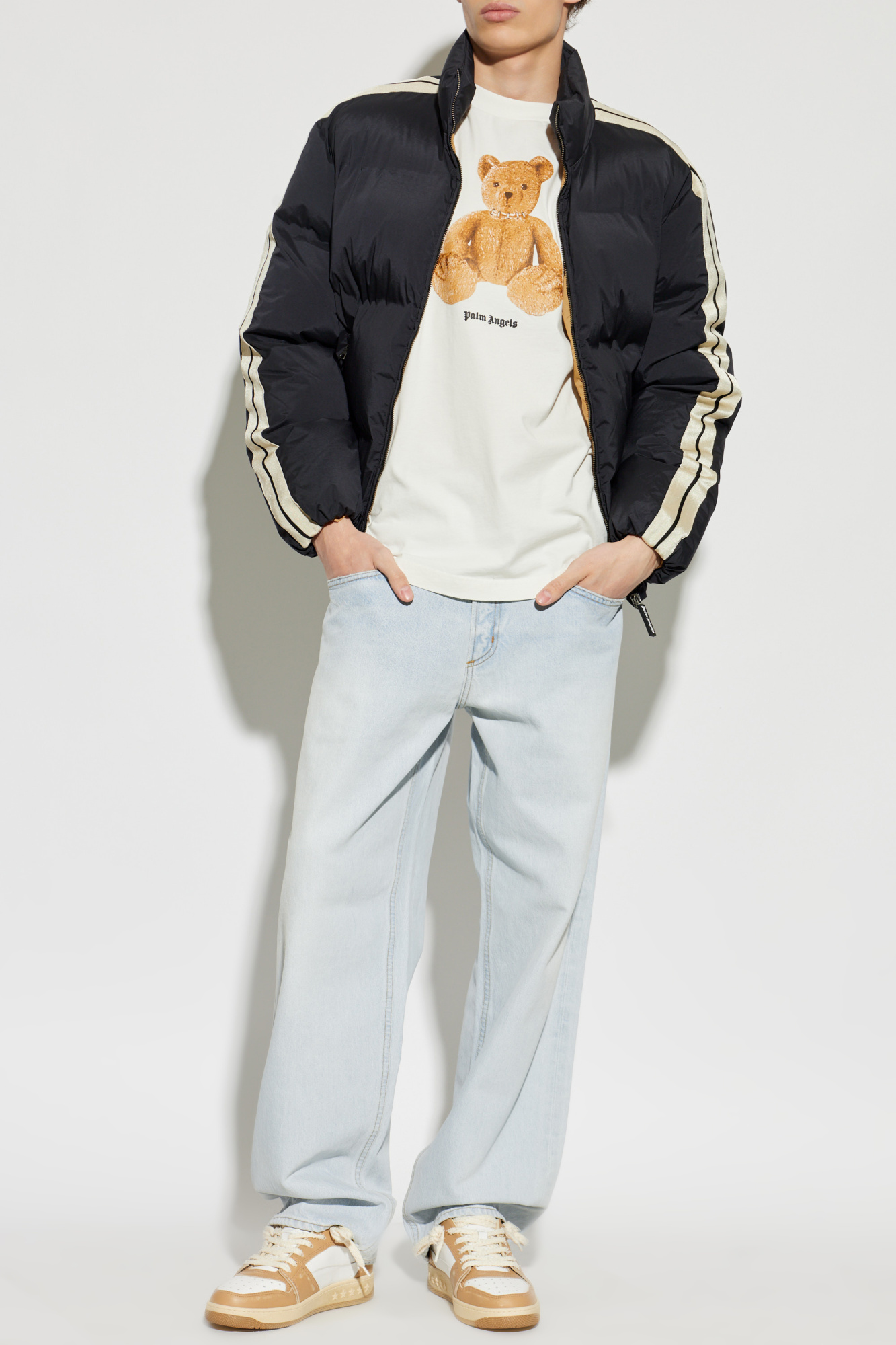 Palm Angels Insulated jacket with stand-up collar | Men's | Vitkac